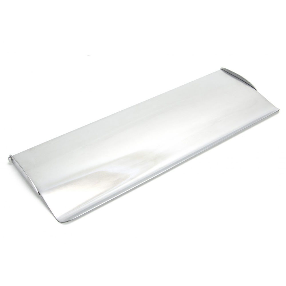 From the Anvil Large Letter Plate Cover - Satin Chrome